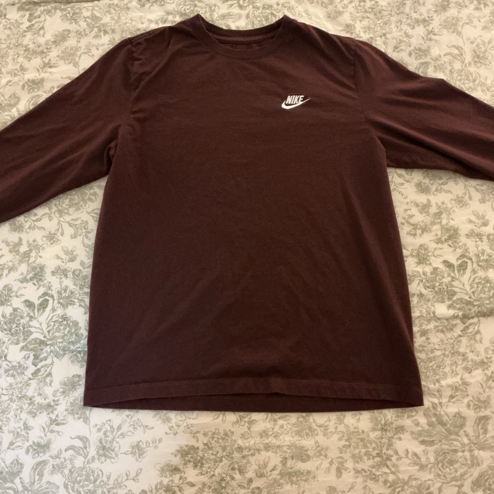 Nike Burgundy Crew Neck Tee